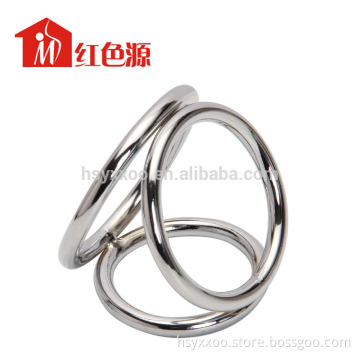 Steel Cock-n-Ball Cages Metal Cock Ring sex toys for male chastity device